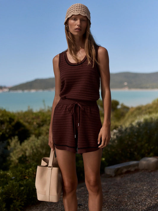 Gideon Knit Tank Top - Ironwood