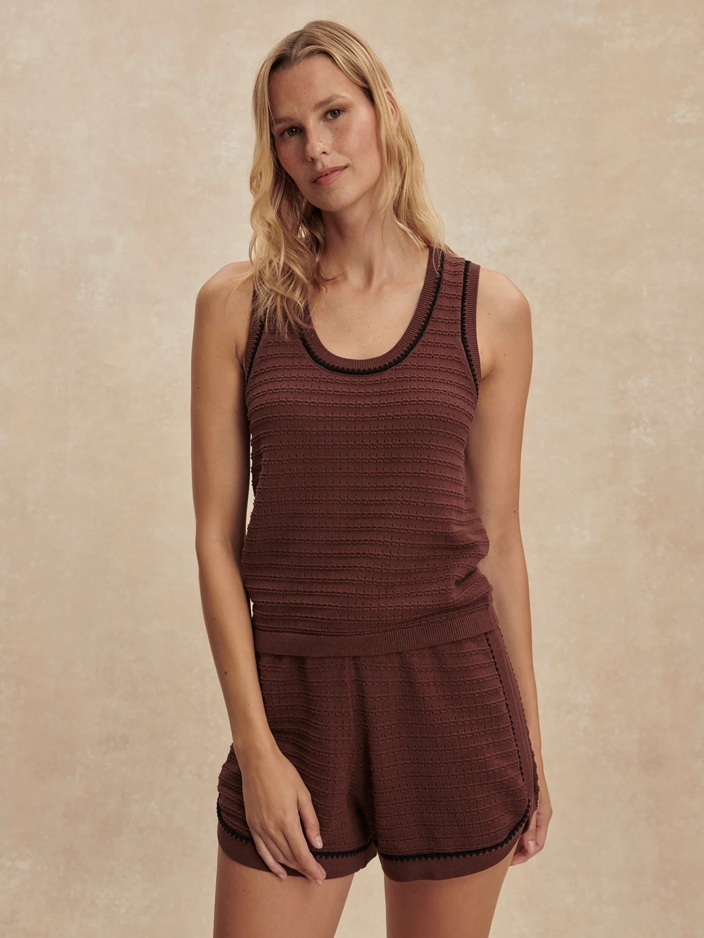 Gideon Knit Tank Top - Ironwood