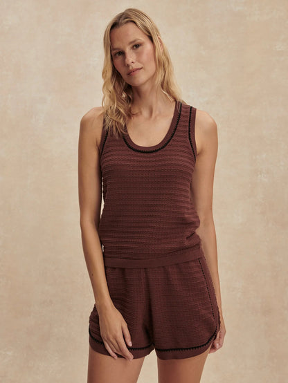 Gideon Knit Tank Top - Ironwood
