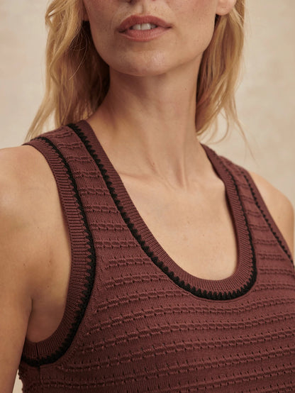 Gideon Knit Tank Top - Ironwood