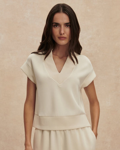 Gracee V Neck Tank - Pristine