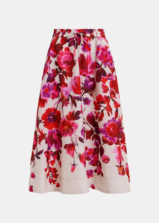 Harbour Floral Jacquard Skirt