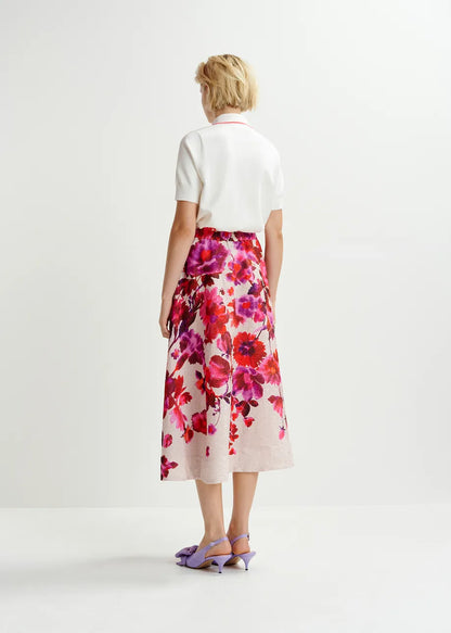 Harbour Floral Jacquard Skirt