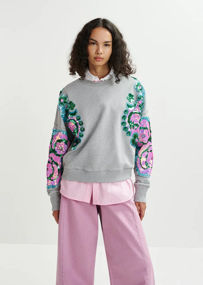 Hecrazy Embellished Sweatshirt