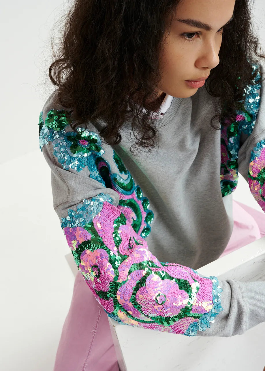 Hecrazy Embellished Sweatshirt