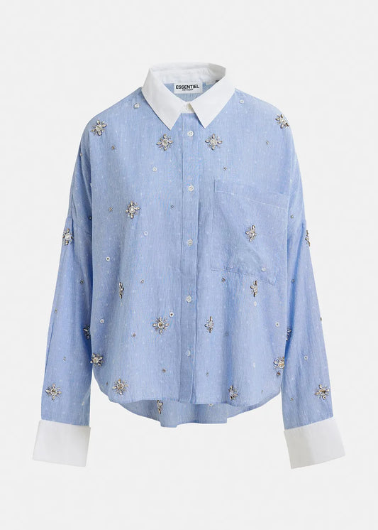 Helight Boxy Embellished Shirt