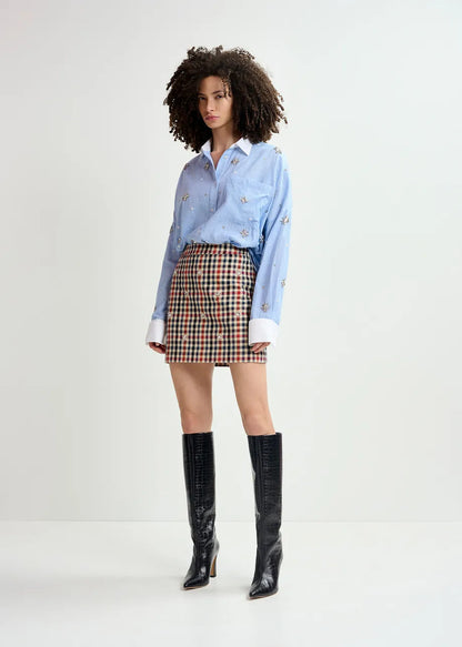 Helight Boxy Embellished Shirt