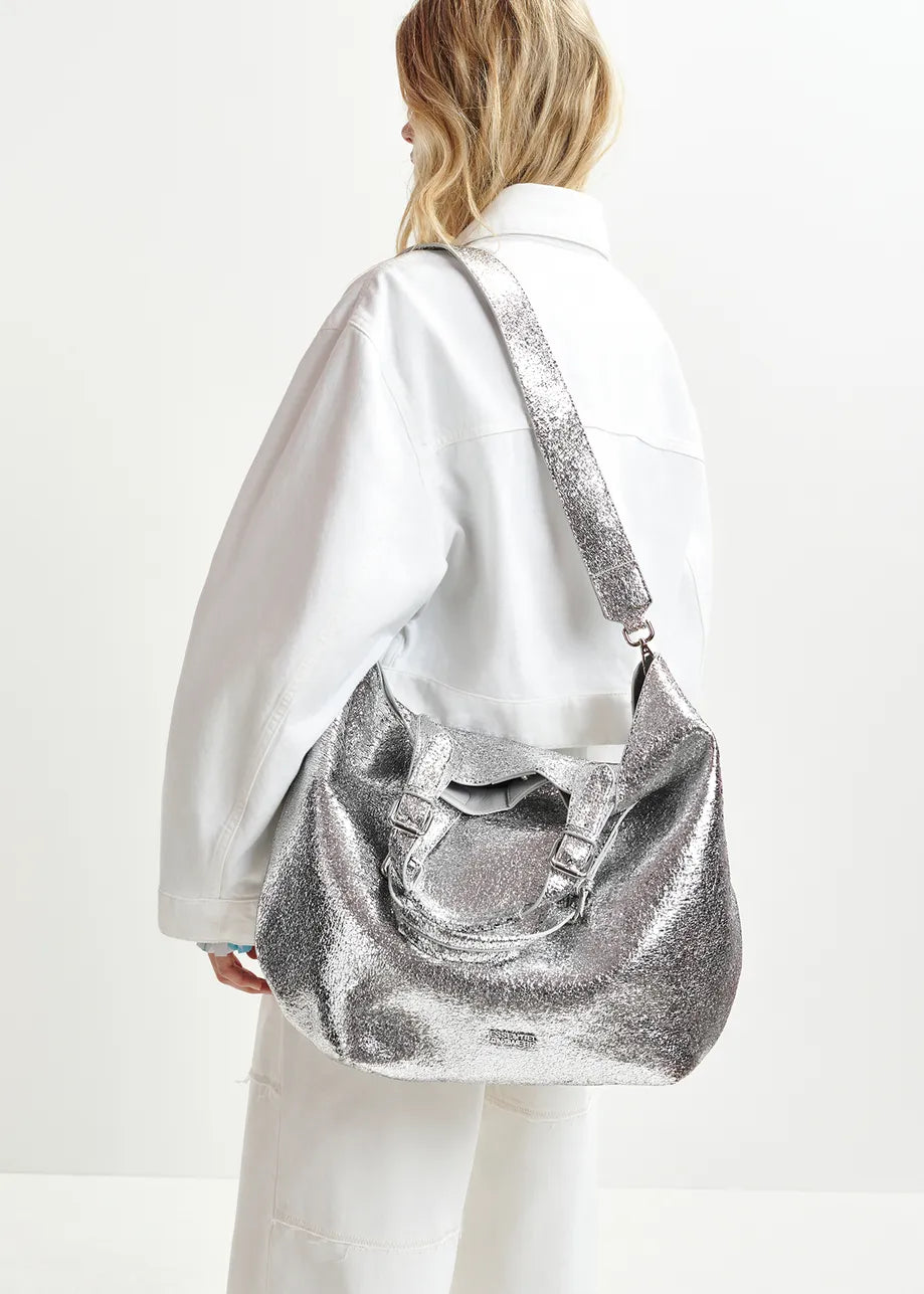 Hurry Metallic Shopper Bag