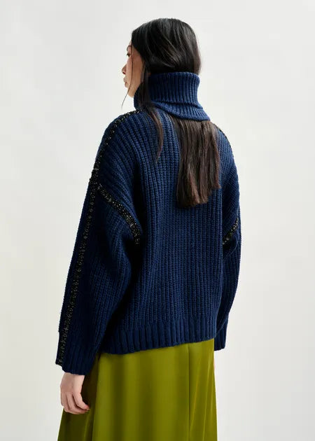 Indsay Wool Turtleneck Sweater