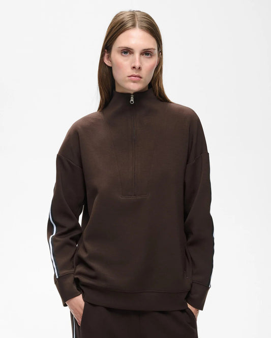 Aggie Vincent Sweatshirt Chocolate Brown