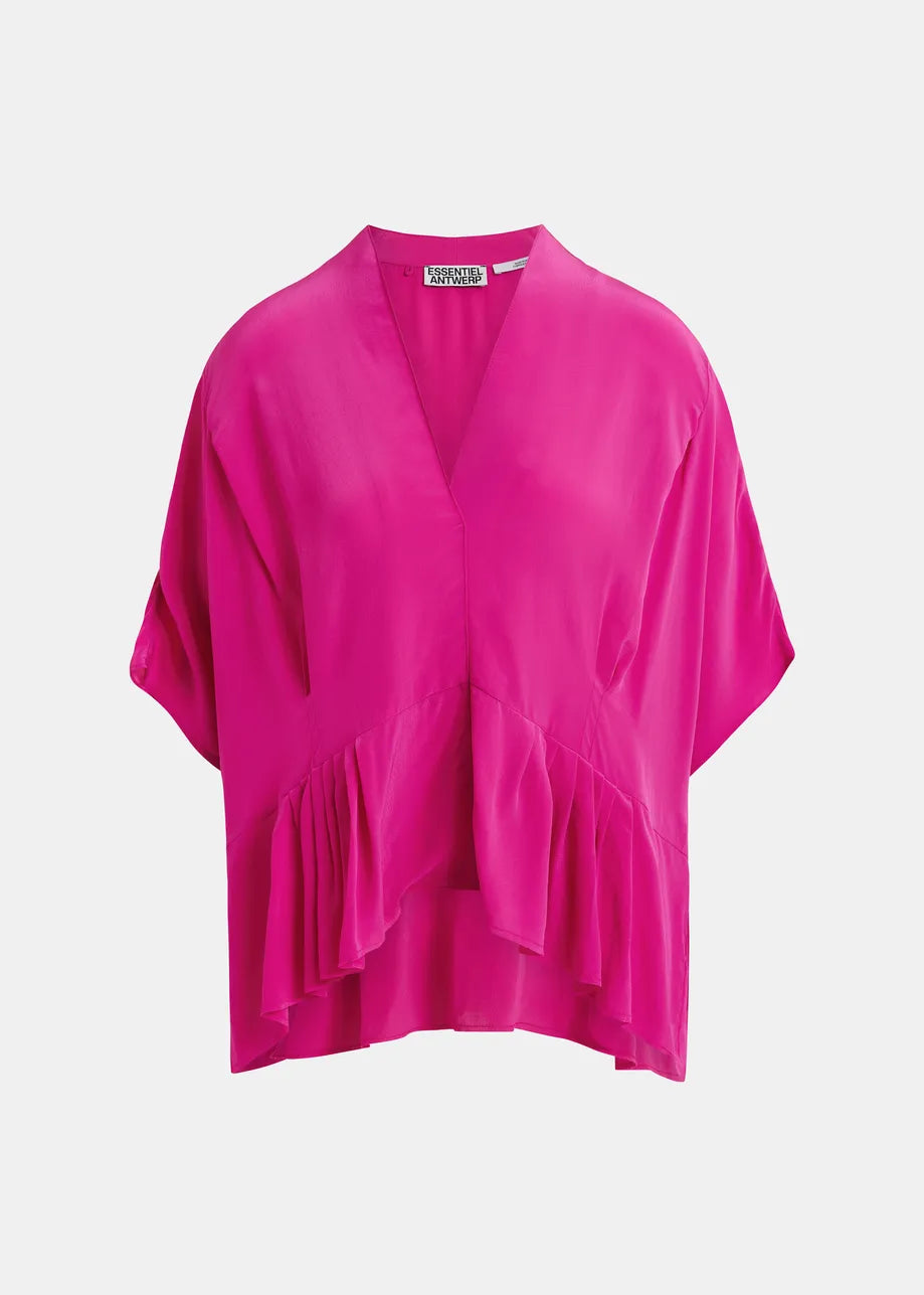 Jacaranda Peplum Top