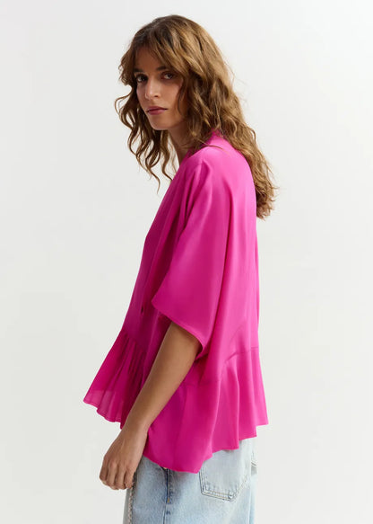Jacaranda Peplum Top
