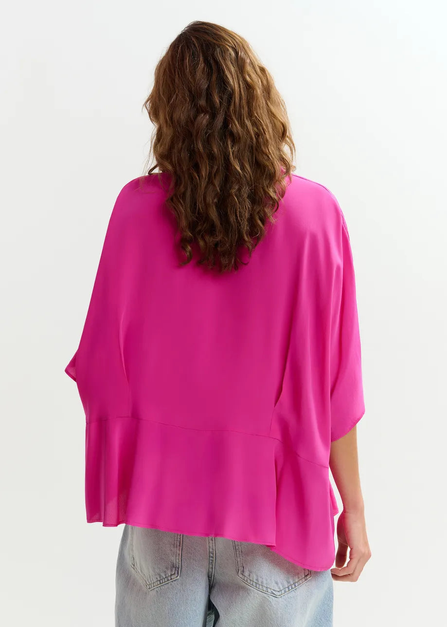 Jacaranda Peplum Top