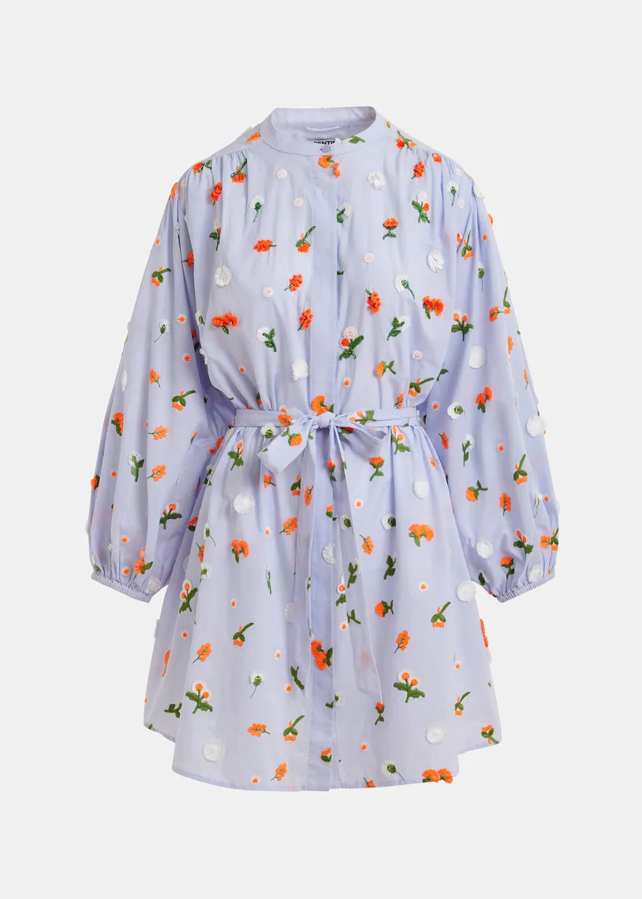 Jalen Embellished Mandarin Dress