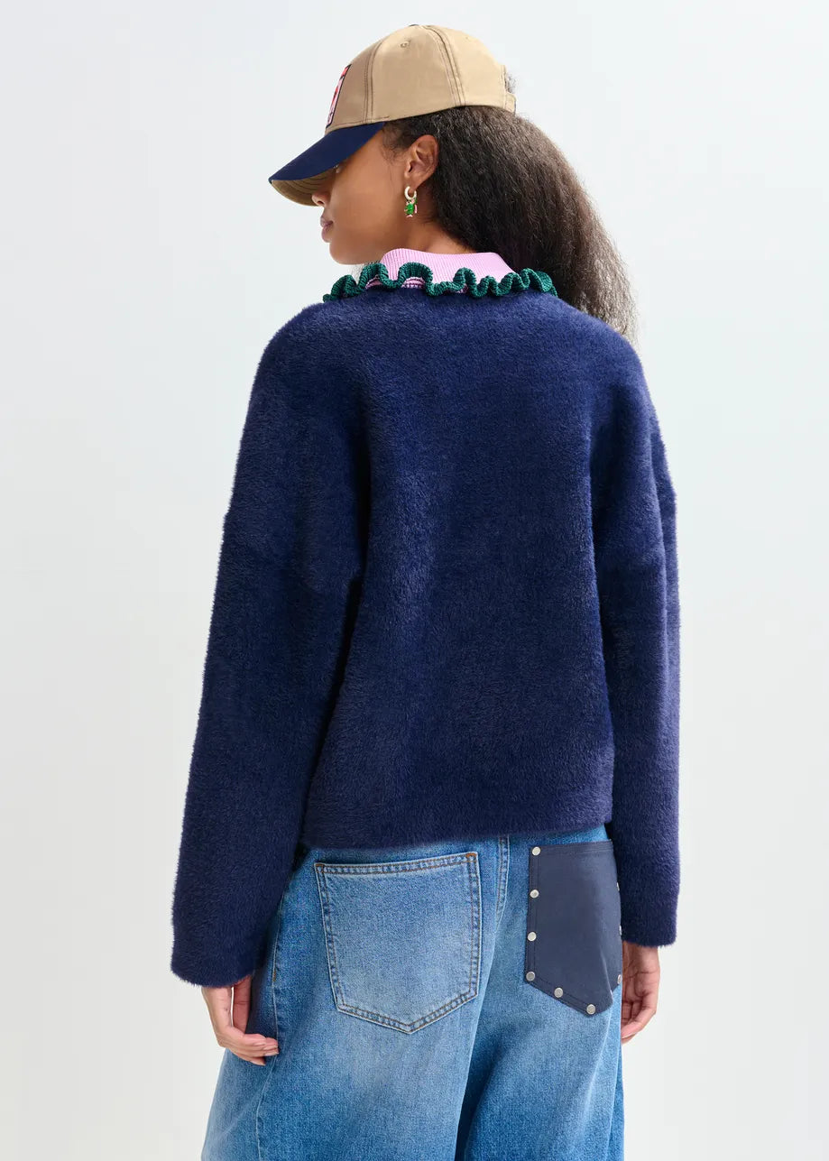 Jardener Fuzzy Cardigan