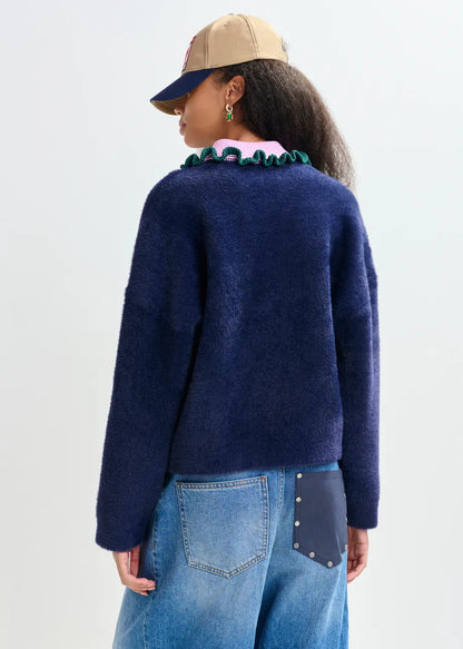 Jardener Fuzzy Cardigan