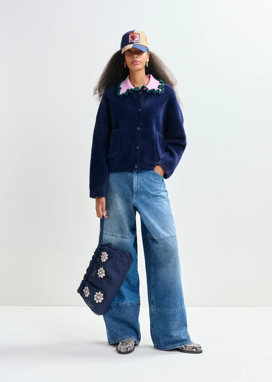 Jardener Fuzzy Cardigan