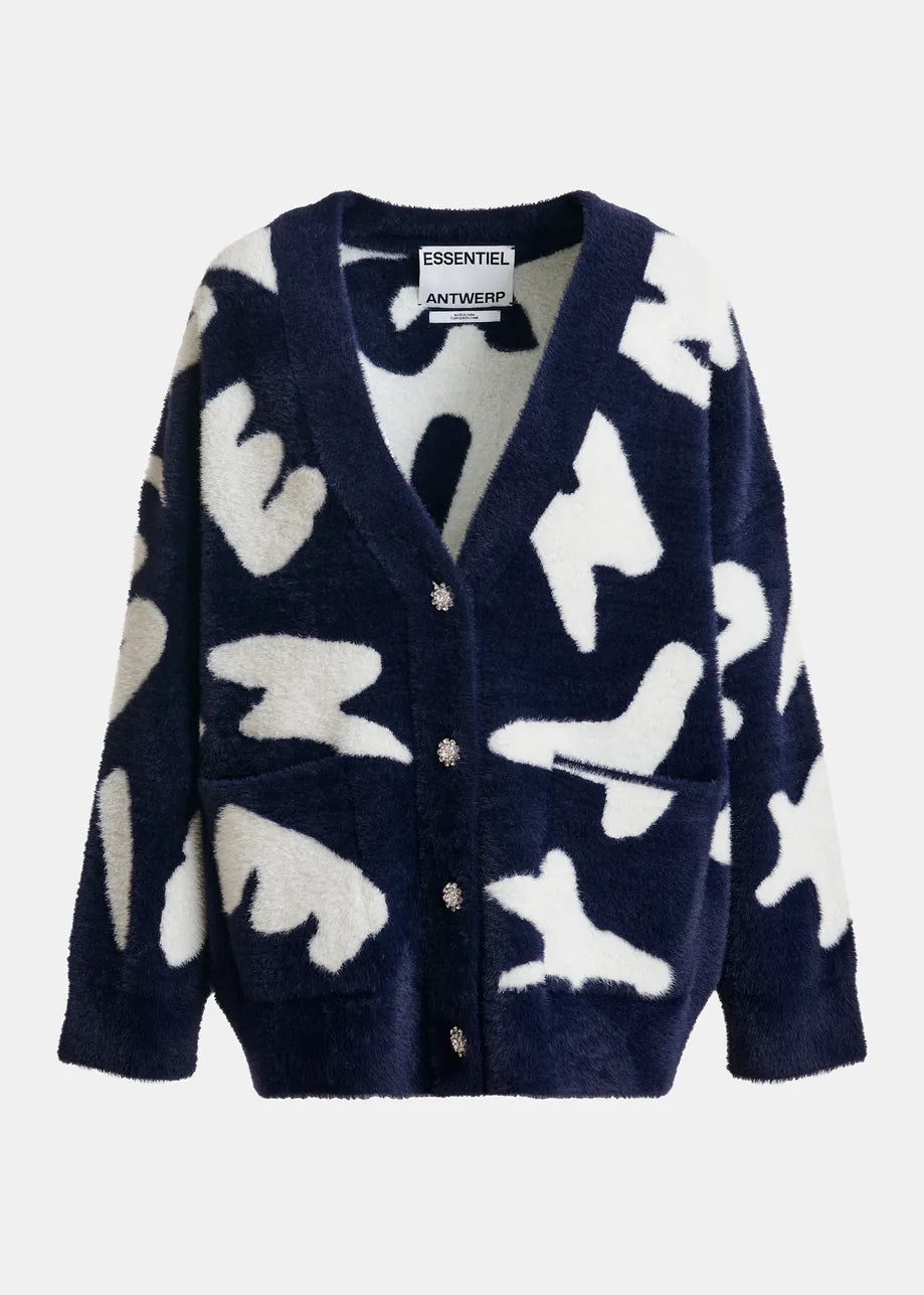 Jarden Letter Print Cardigan