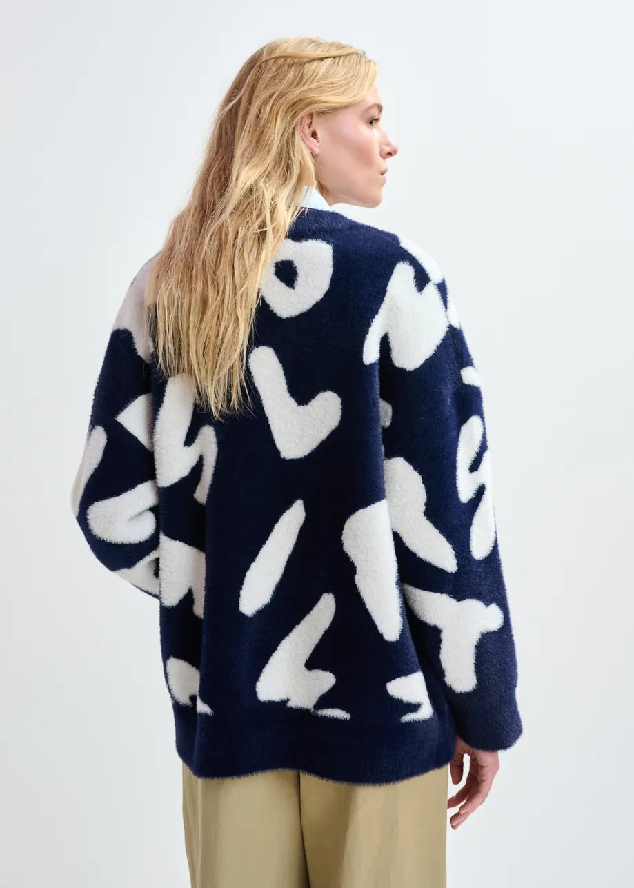 Jarden Letter Print Cardigan