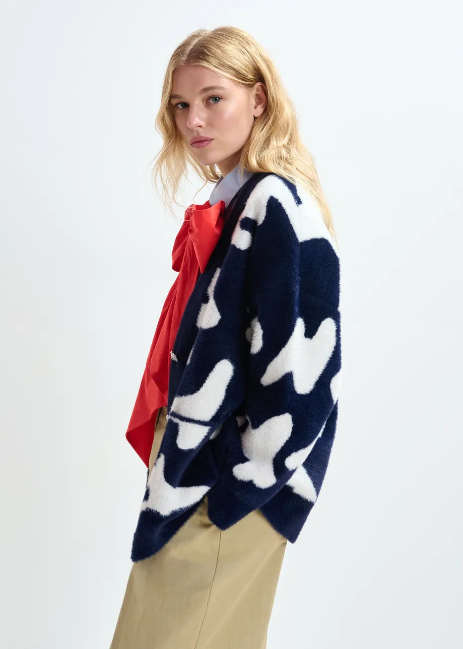 Jarden Letter Print Cardigan