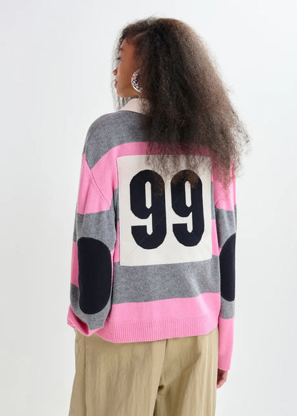 Jarn Striped Knit Polo