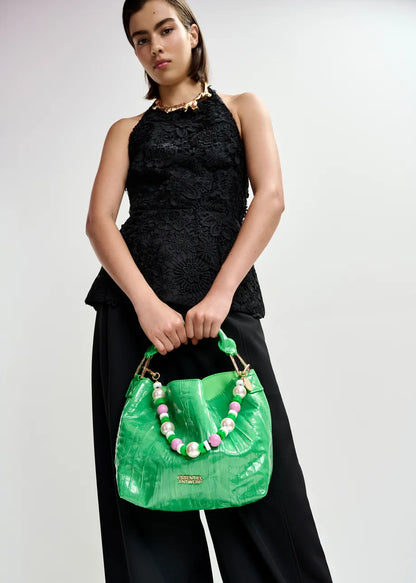 Jhossi Green Shopper Mini Bag
