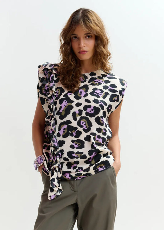 Joey Leopard Top
