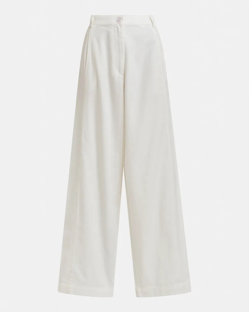 Joviaal Wide Leg Cotton Pants