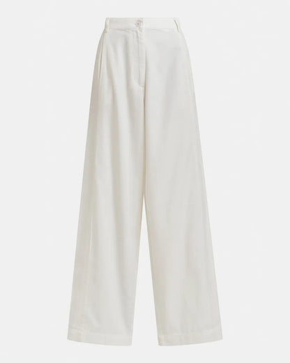Joviaal Wide Leg Cotton Pants