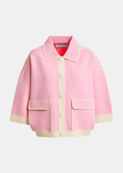 Jugly Contrasting Trim Cardigan