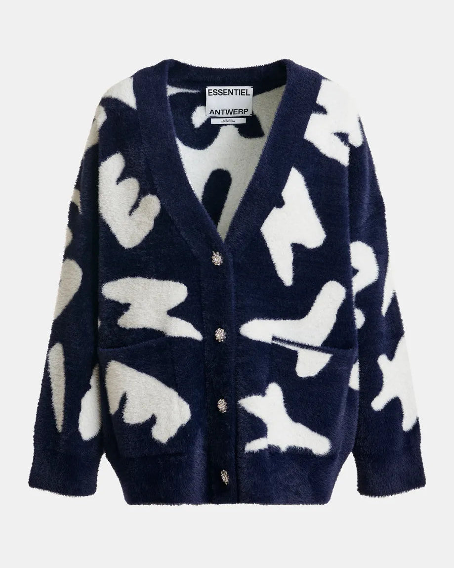 Jarden Letter Print Cardigan