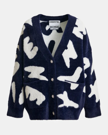 Jarden Letter Print Cardigan
