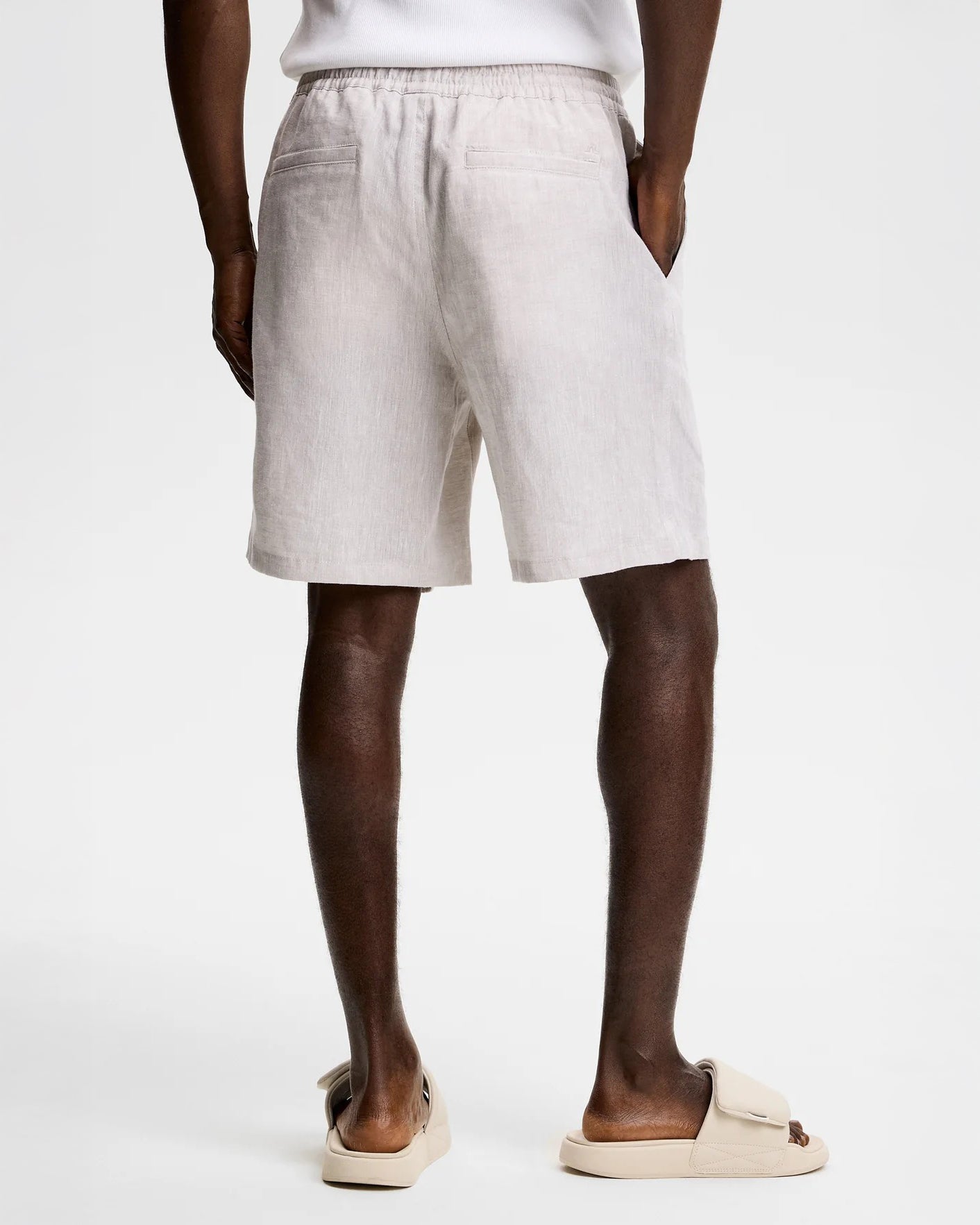 Joff Linen Shorts - Moonbeam