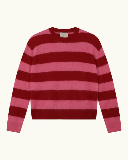 Brushed Stripe Crew