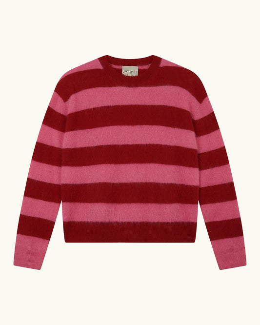 Brushed Stripe Crew