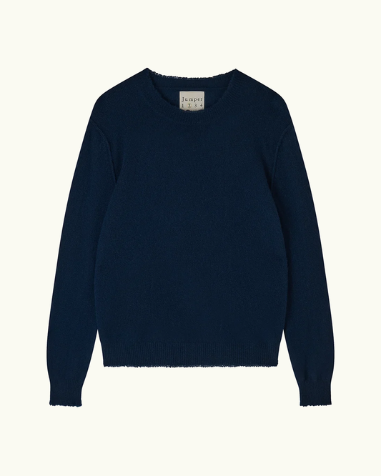 Cashmere Distressed Crew Neck