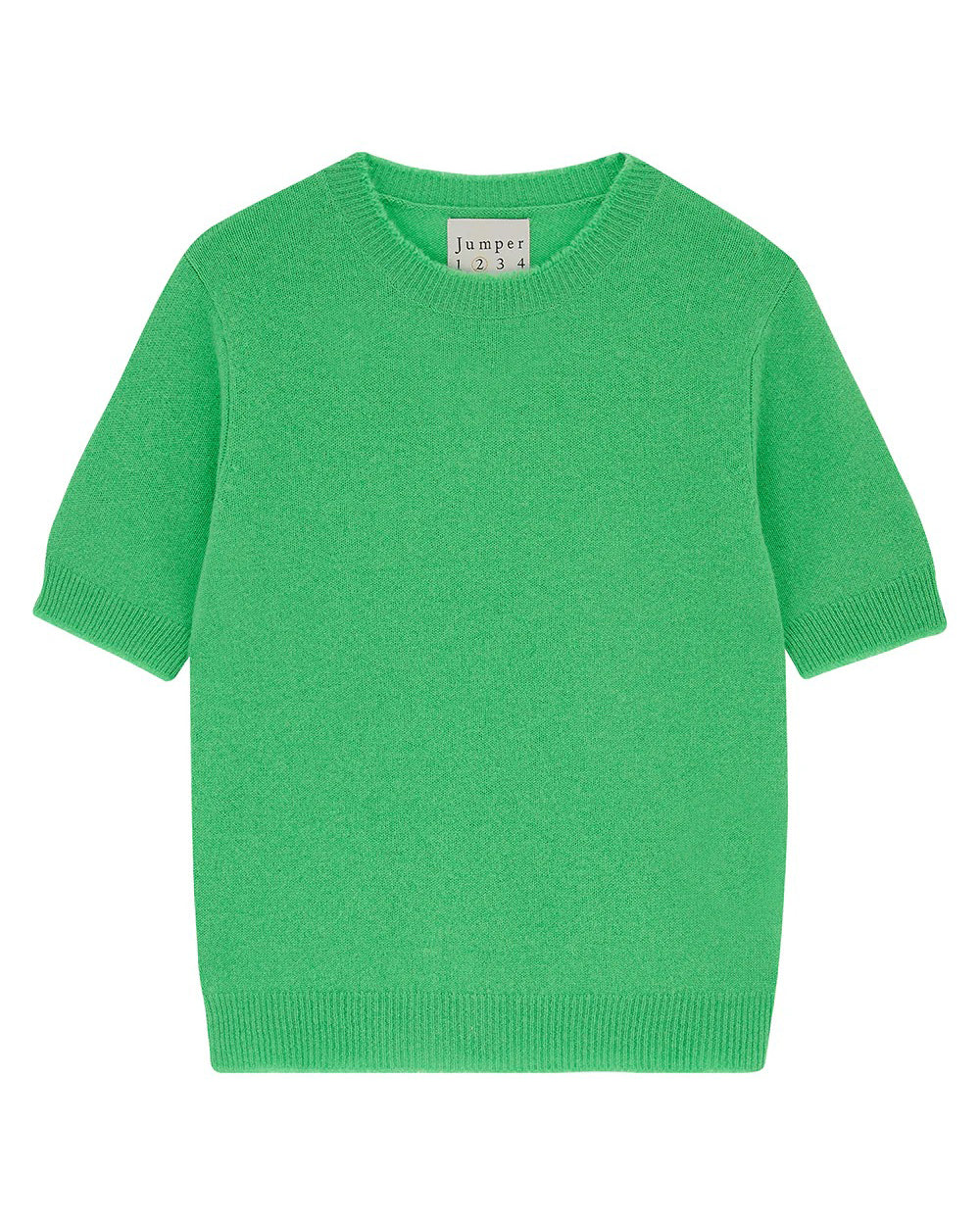 Distressed Cashmere T-Shirt - Green