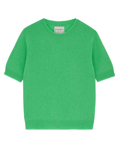 Distressed Cashmere T-Shirt - Green