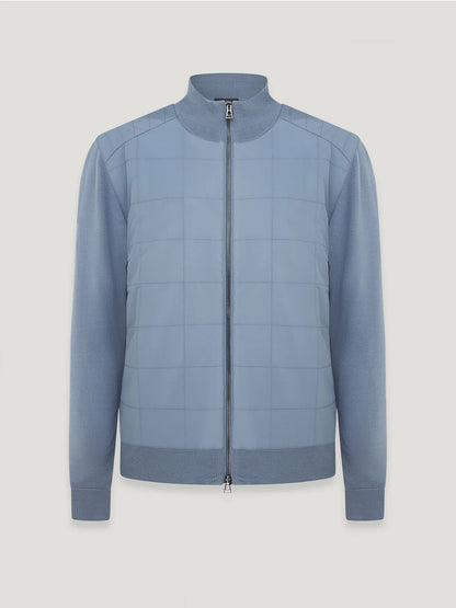 Kelbrook Zip Cardigan Blue Flint