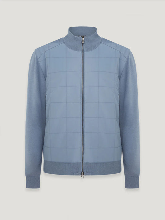 Kelbrook Zip Cardigan Blue Flint