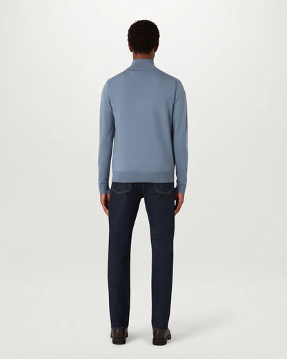 Kelbrook Zip Cardigan Blue Flint