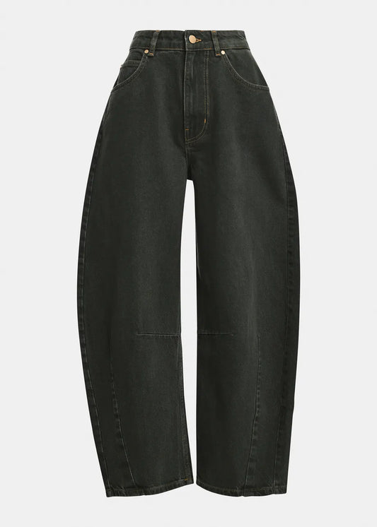 Kokos Barrel-Leg Cropped Jean