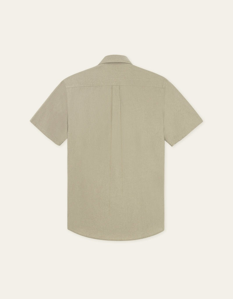 Konrad Cotton Linen Short Sleeve Shirt