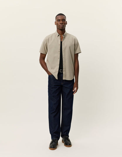 Konrad Cotton Linen Short Sleeve Shirt