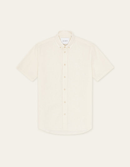 Konrad Cotton Linen Short Sleeve Shirt
