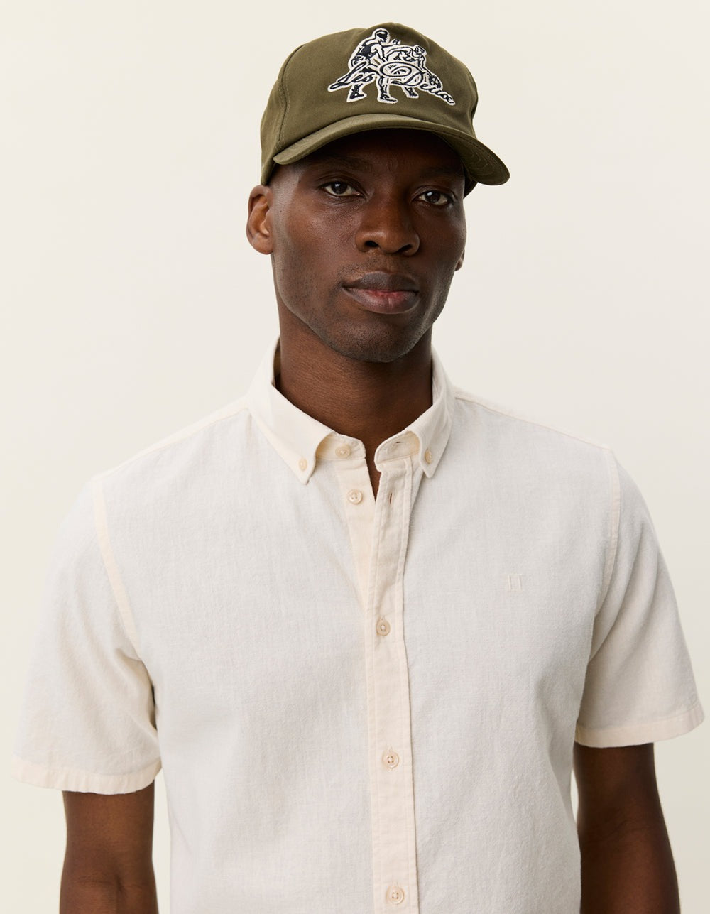 Konrad Cotton Linen Short Sleeve Shirt