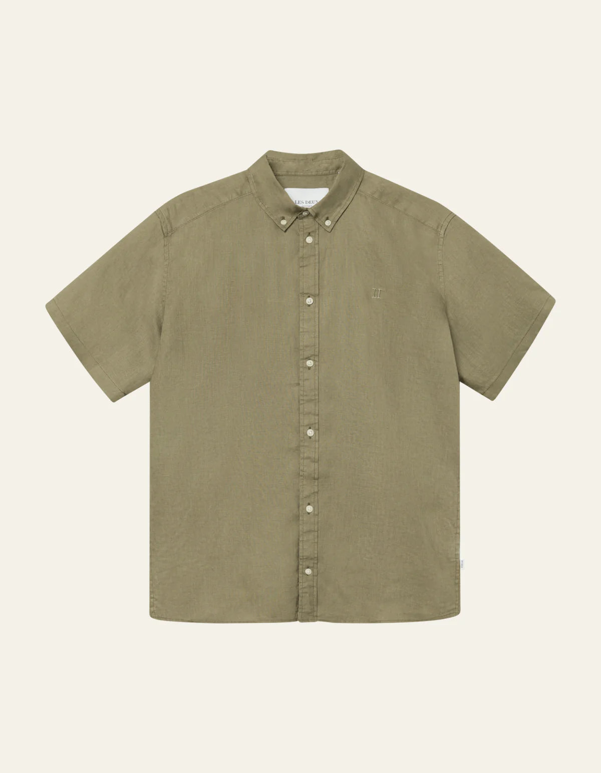 Kris Linen Shirt Surplus Green