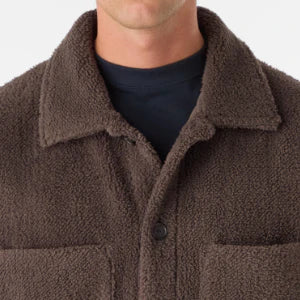 Lifford Teddy Overshirt Mushroom