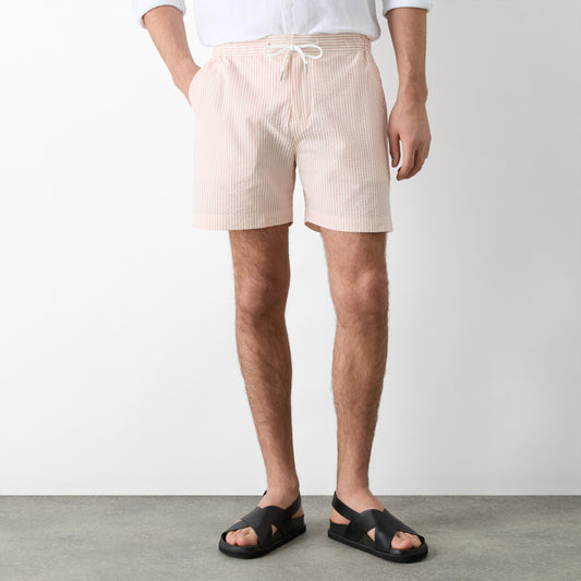 Lytham Pink Stripe Swim Short