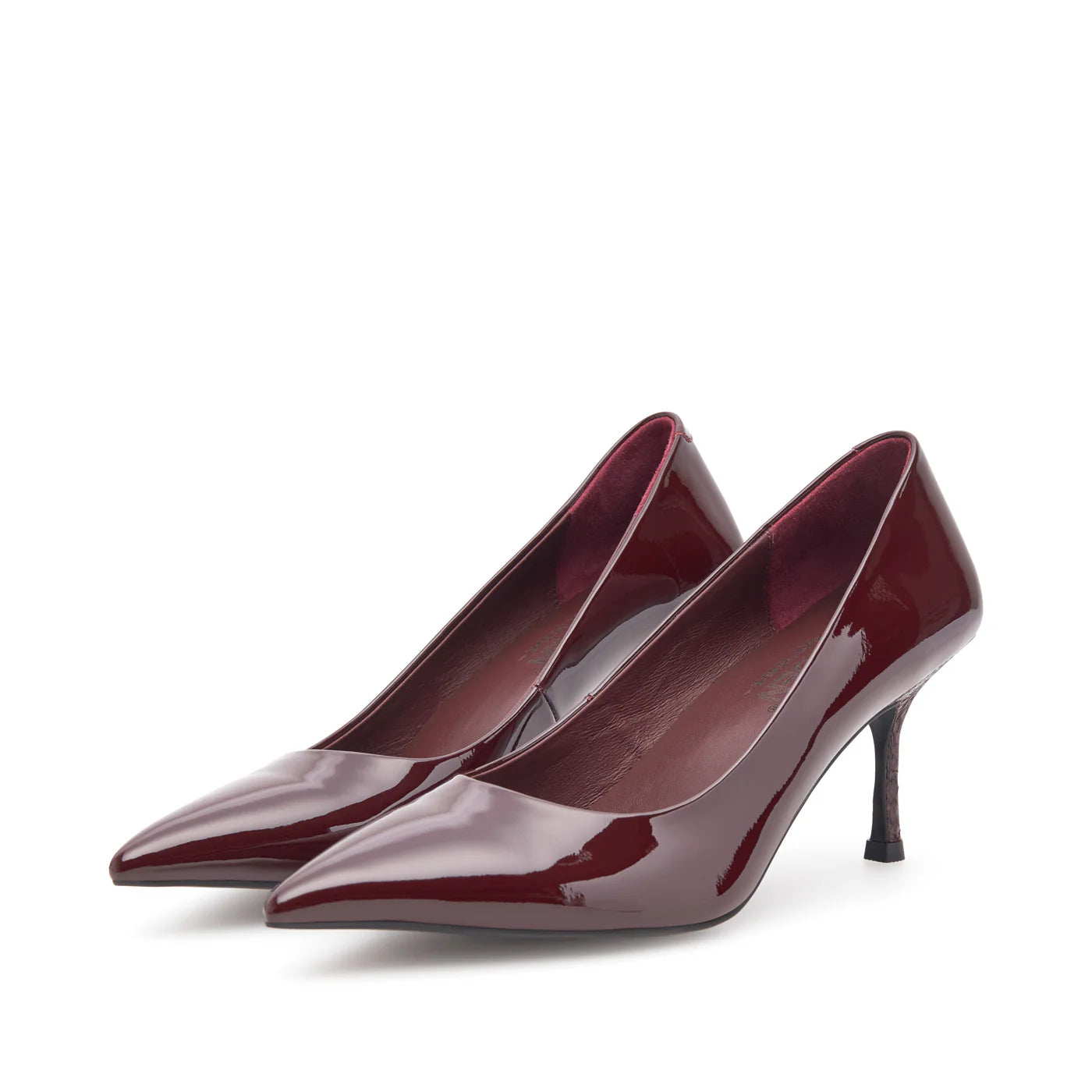 Laura Patent Heel - Cherry